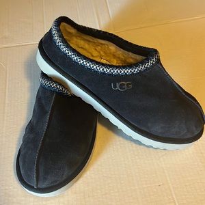 UGG TASMAN BRAID NAVY BLUE SUEDE SHEEPSKIN SLIPPERS SHOES SIZE US 12 MEN